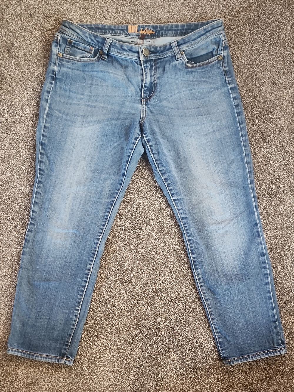 Kut From The Kloth Skinny Jeans - Size 10 (Approx 25 Inch Length)